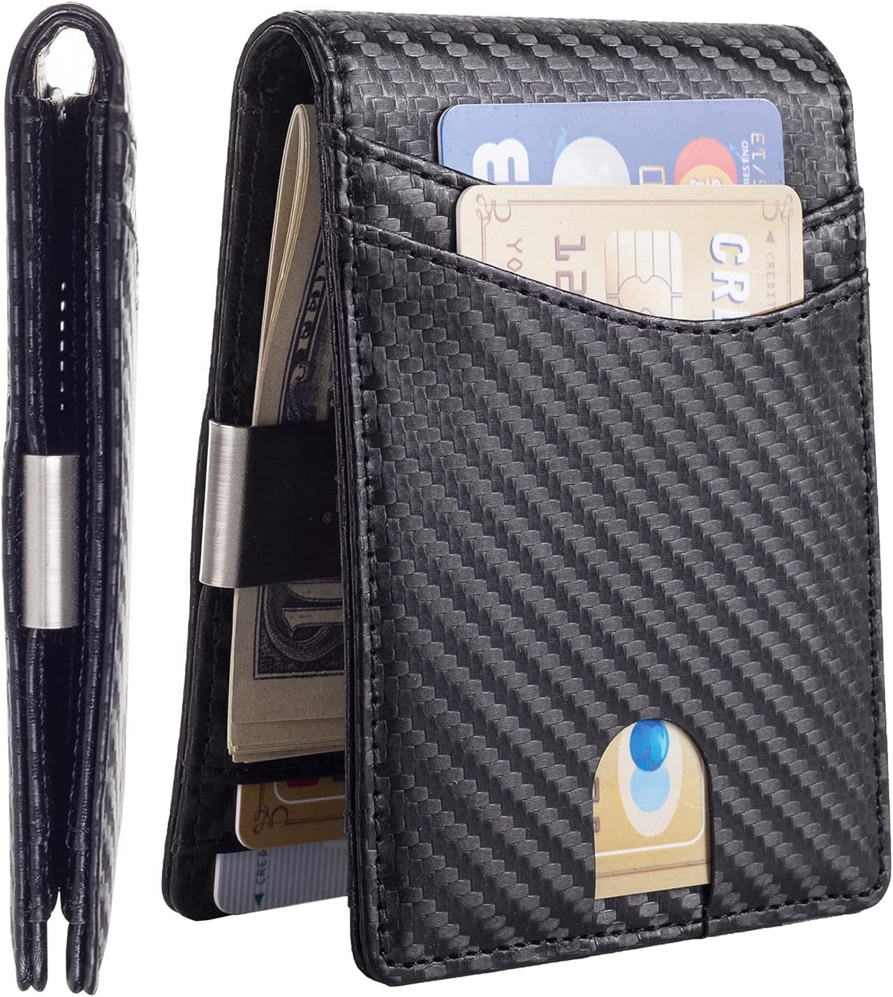 Money Clip Minimalist Rfid Blocking - Mutural Minimalist Slim Wallet for Men