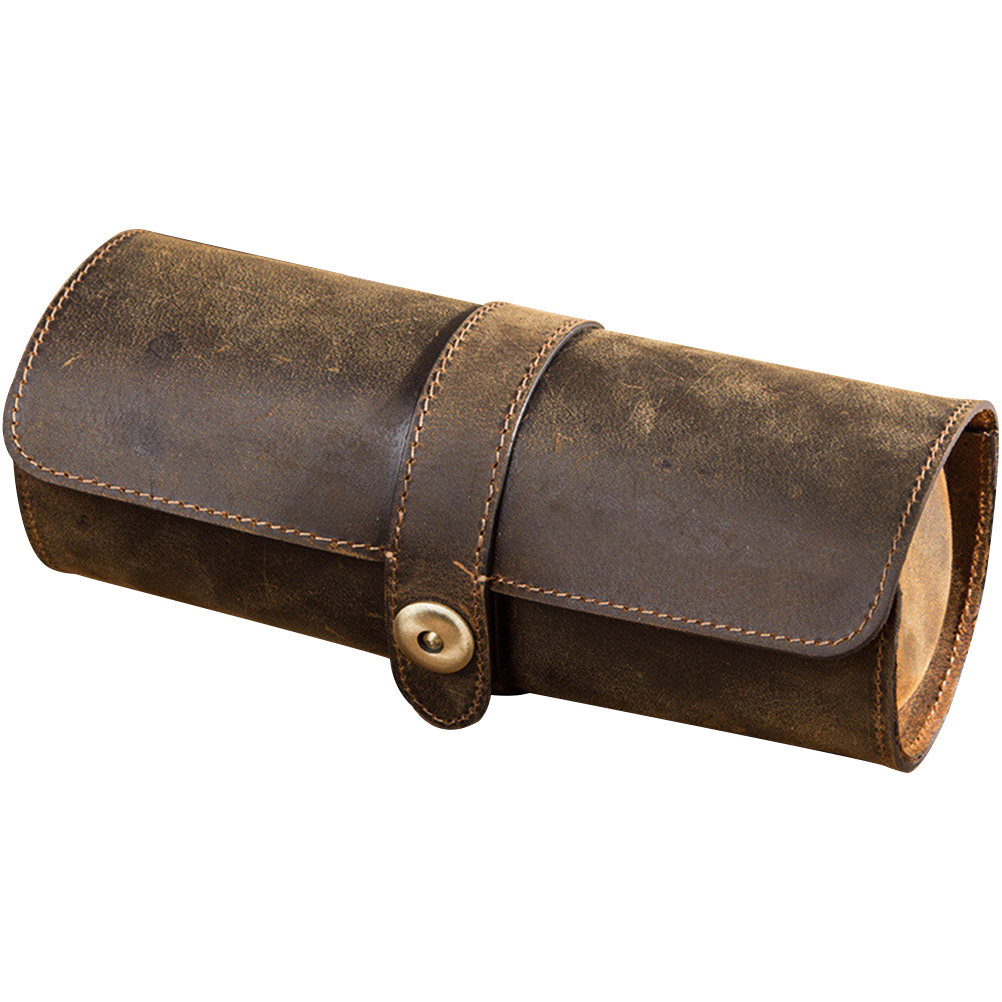 3 Slots Watch Roll Case Organi - огляд і ціна Watch Travel Roll Case 3 Slots Leather