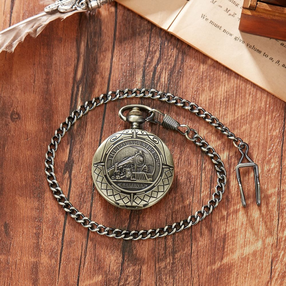 Top Vintage Retro Mechanical P - огляд і ціна Pocket Watch Mechanical Skeleton Vintage