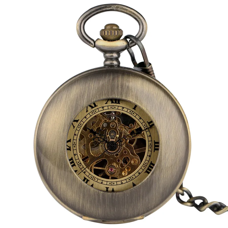 Vintage Skeleton Hand Winding  - огляд і ціна Pocket Watch Mechanical Skeleton Vintage