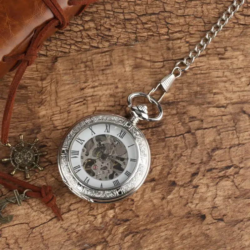 Vintage Hand Winding Mechanica - огляд і ціна Pocket Watch Mechanical Skeleton Vintage