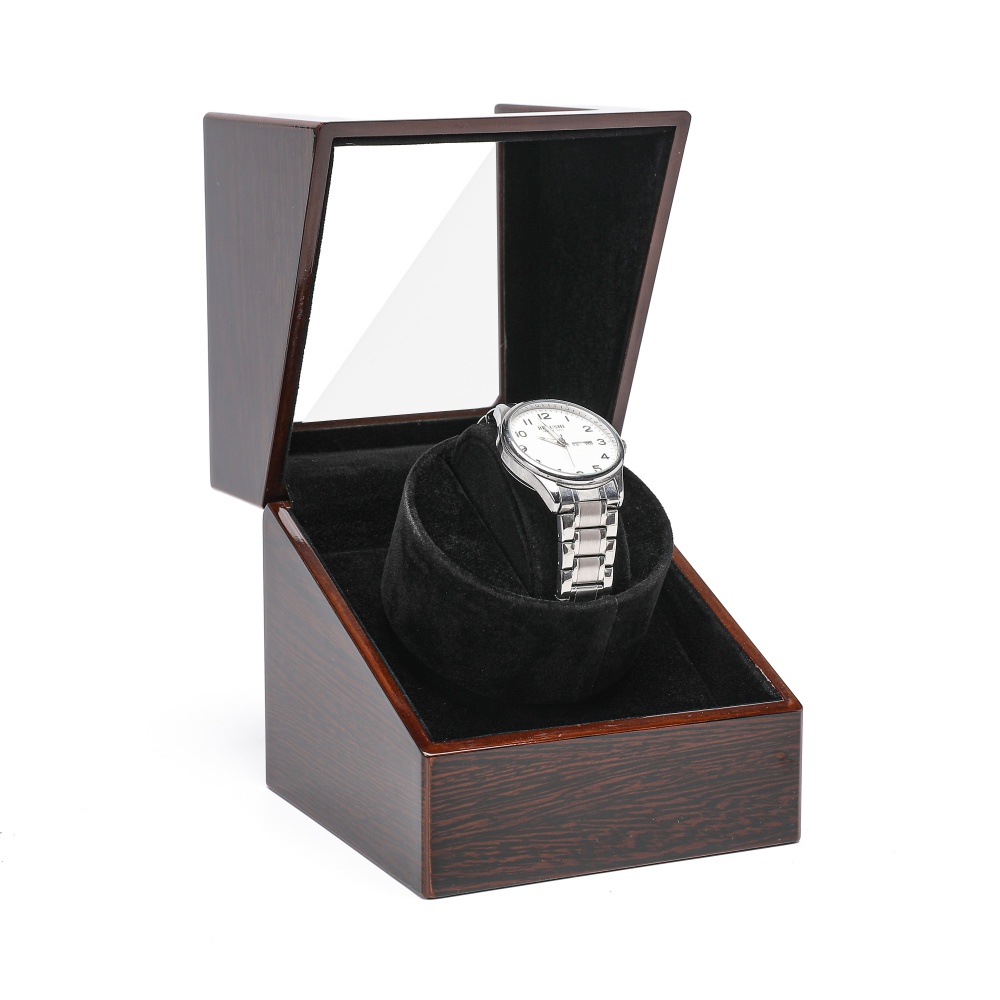 Embers Luxry Wooden Watch Box  - огляд і ціна Single Watch Winder Battery Operated