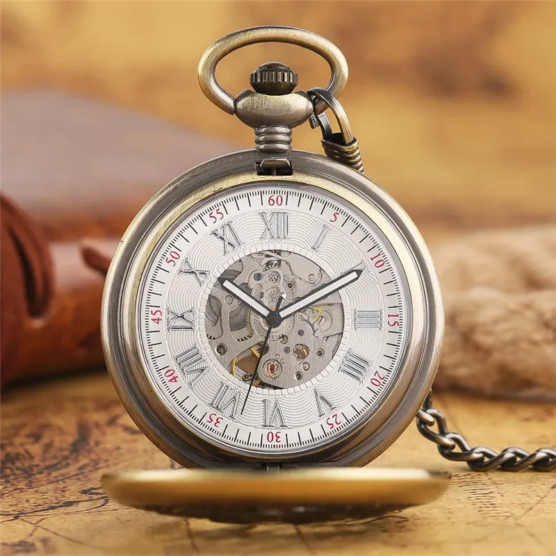 Vintage Hollow Out Magpie Pock - огляд і ціна Pocket Watch Mechanical Skeleton Vintage