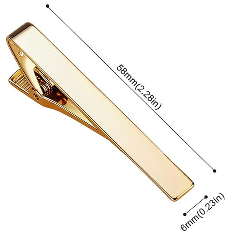 1 or 3 Pack Tie Clips for Men  - огляд і ціна Tie Clip Bar Set Stainless Steel