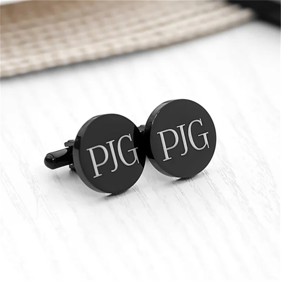 Luxury Personalized Engraved I - огляд і ціна Cufflinks Men Stainless Steel Luxury