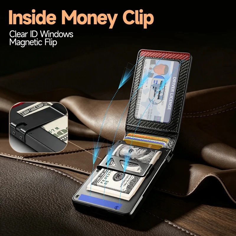 Men's Minimalist RFID Blocking - огляд і ціна Money Clip Minimalist Rfid Blocking
