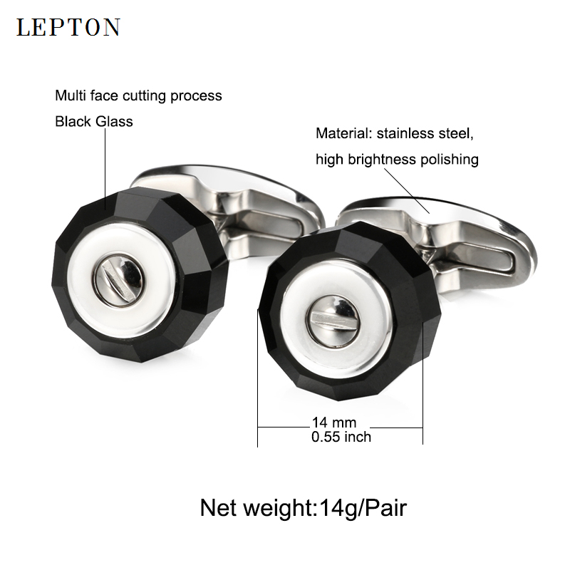 Men's Stainless Steel Cufflink - огляд і ціна Cufflinks Men Stainless Steel Luxury