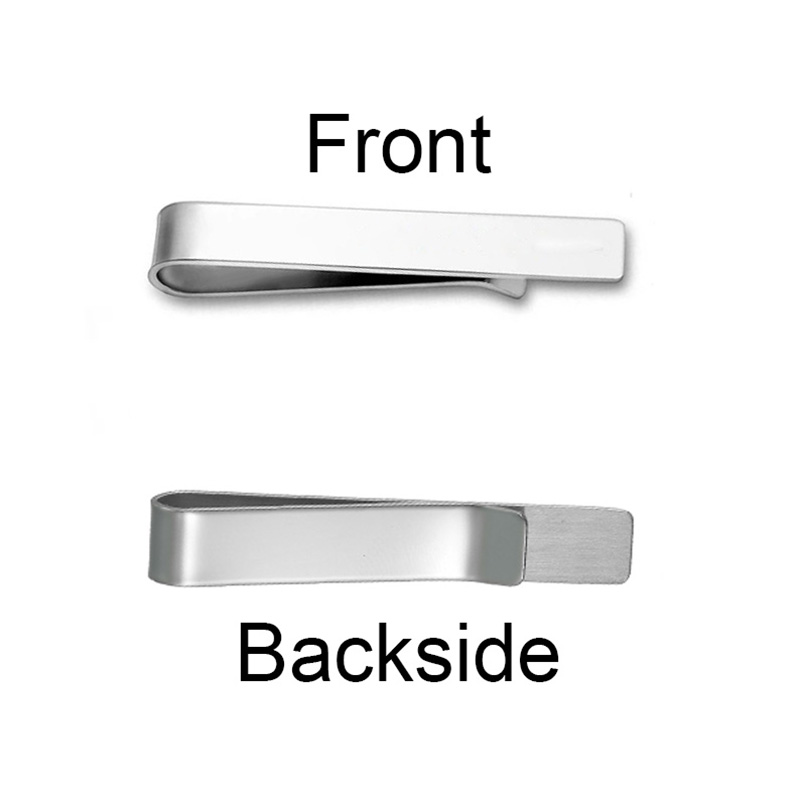 Afirstee Stainless Steel Engra - огляд і ціна Tie Clip Bar Set Stainless Steel