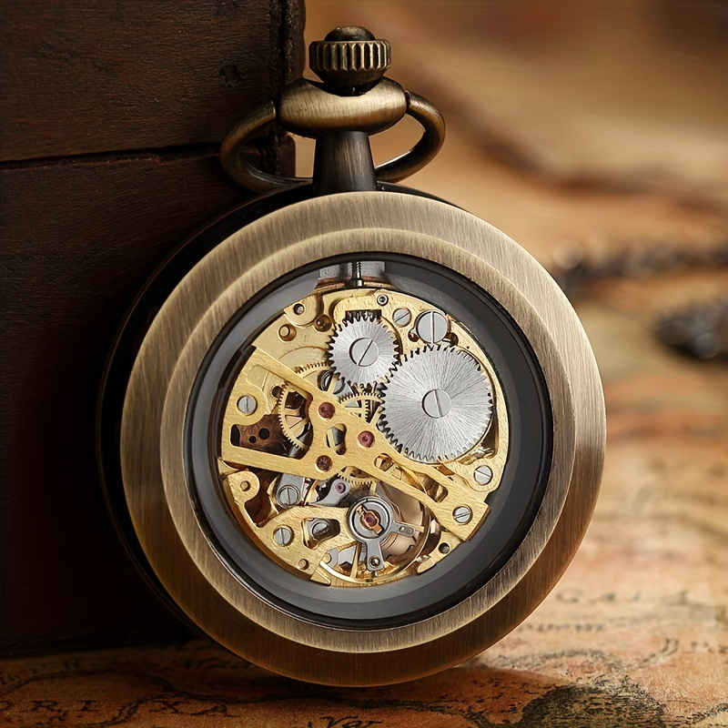 Vintage Watch Necklace Steampu - огляд і ціна Pocket Watch Mechanical Skeleton Vintage