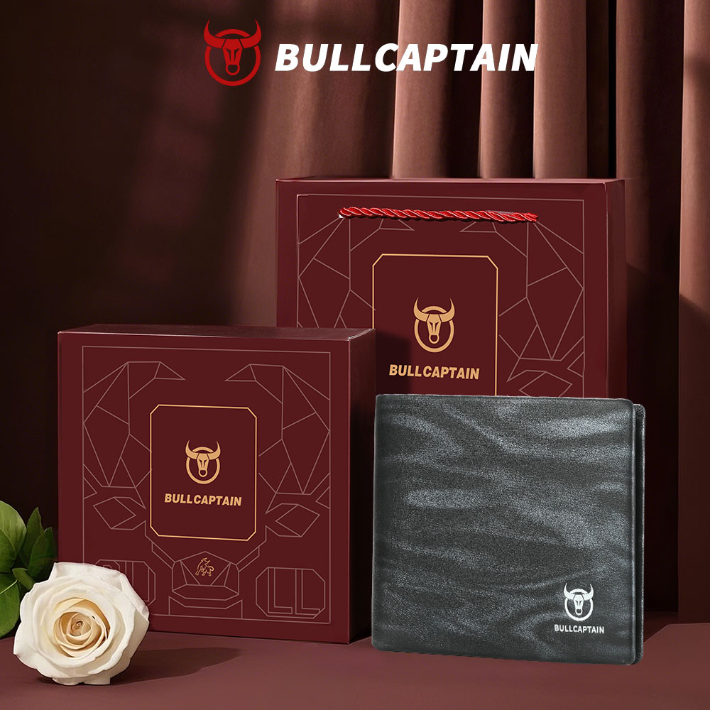 BULLCAPTAIN Slim Leather Walle - огляд і ціна Money Clip Minimalist Rfid Blocking