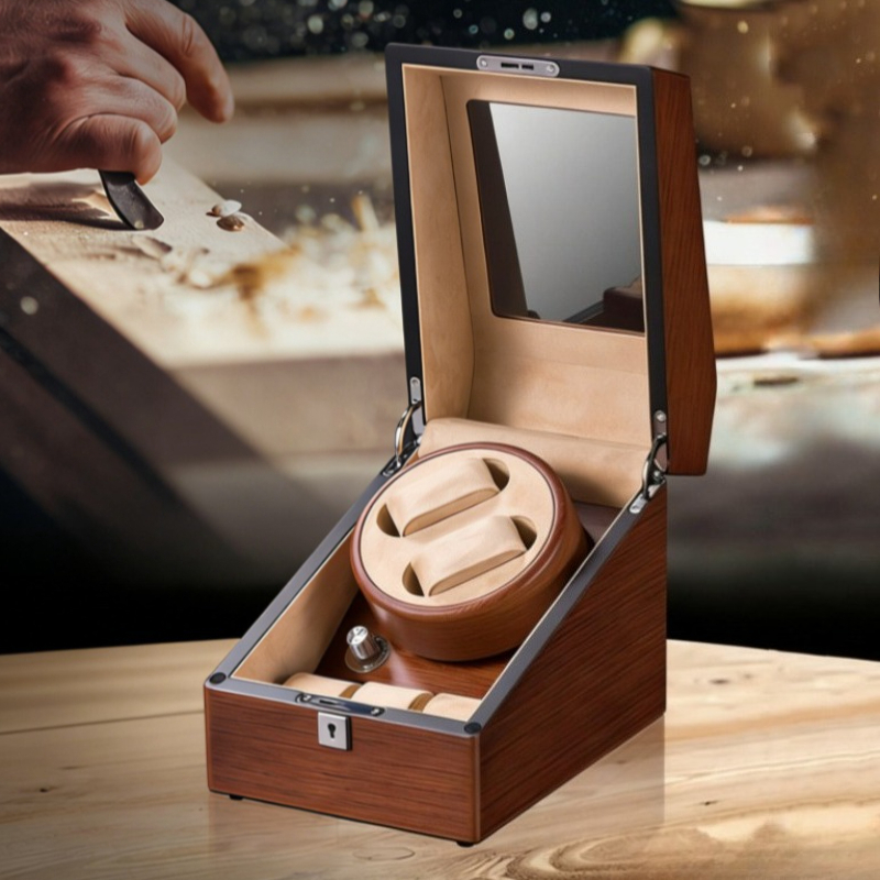 Automatic Watch Winders Wooden - огляд і ціна Watch Winder 4 Watches Automatic Silent