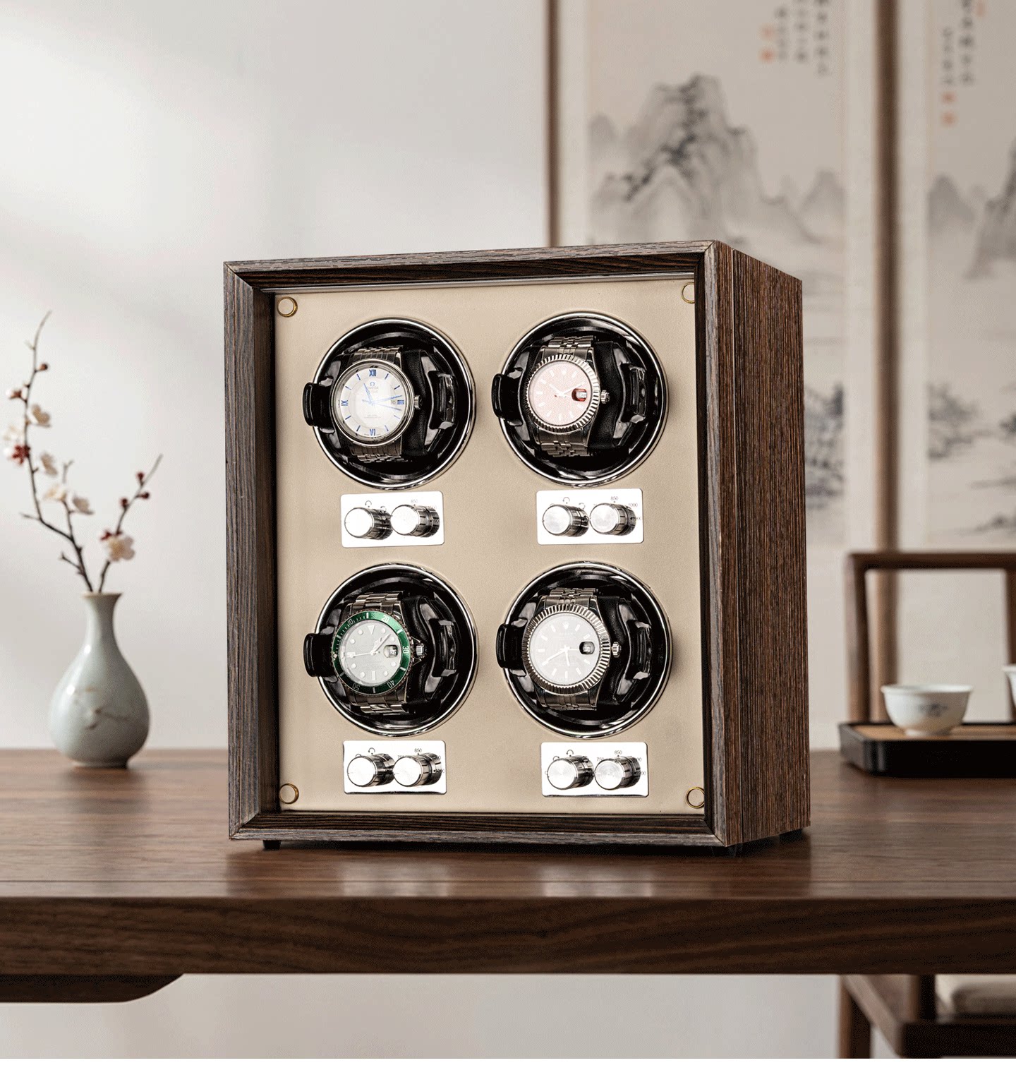 Virtorix 4 Slots Watch Winder  - огляд і ціна Watch Winder 4 Watches Automatic Silent