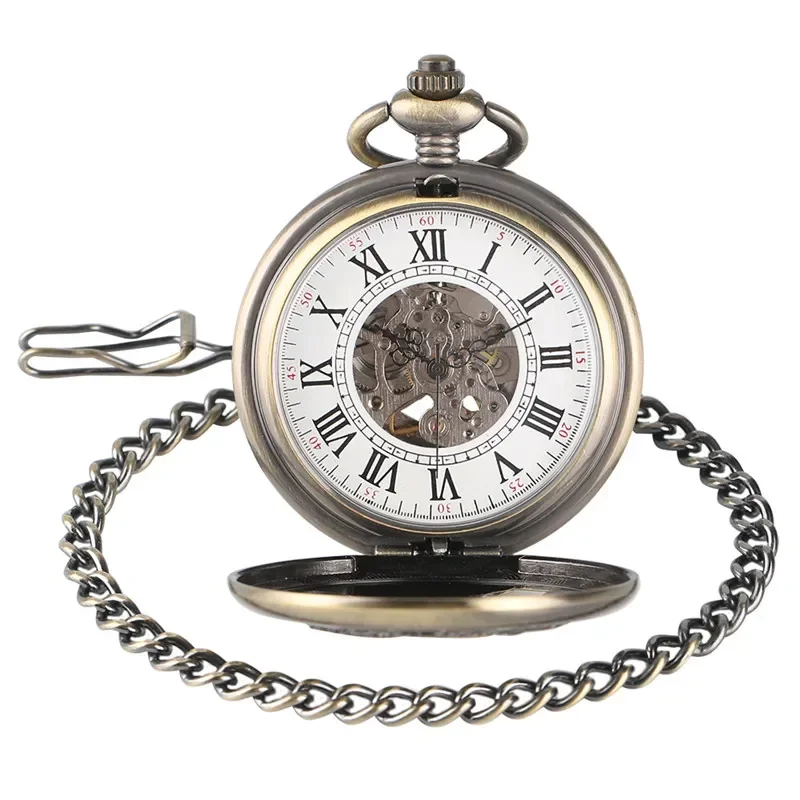 Retro Kylin Skeleton Men's Poc - огляд і ціна Pocket Watch Mechanical Skeleton Vintage