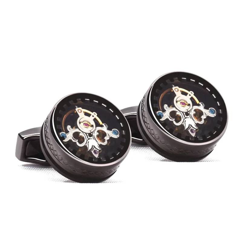 Tourbillon Cufflinks Luxury Br - огляд і ціна Cufflinks Men Stainless Steel Luxury