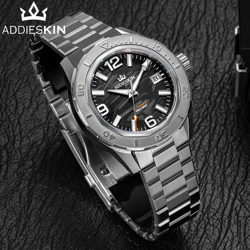 ADDIESKIN K007 Men Automatic M - огляд і ціна Watch Display Storage Box Carbon Fiber