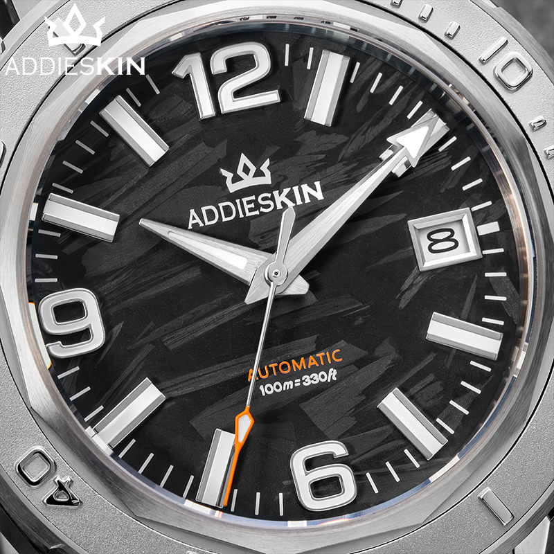 ADDIESKIN K007 Men Automatic M - огляд і ціна Watch Display Storage Box Carbon Fiber