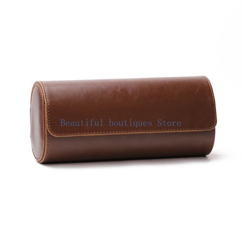 U4LF 3 Slots Watch Roll Travel - огляд і ціна Watch Travel Roll Case 3 Slots Leather