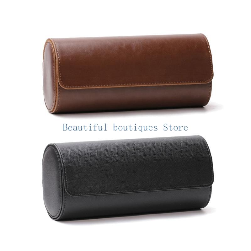 U4LF 3 Slots Watch Roll Travel - огляд і ціна Watch Travel Roll Case 3 Slots Leather