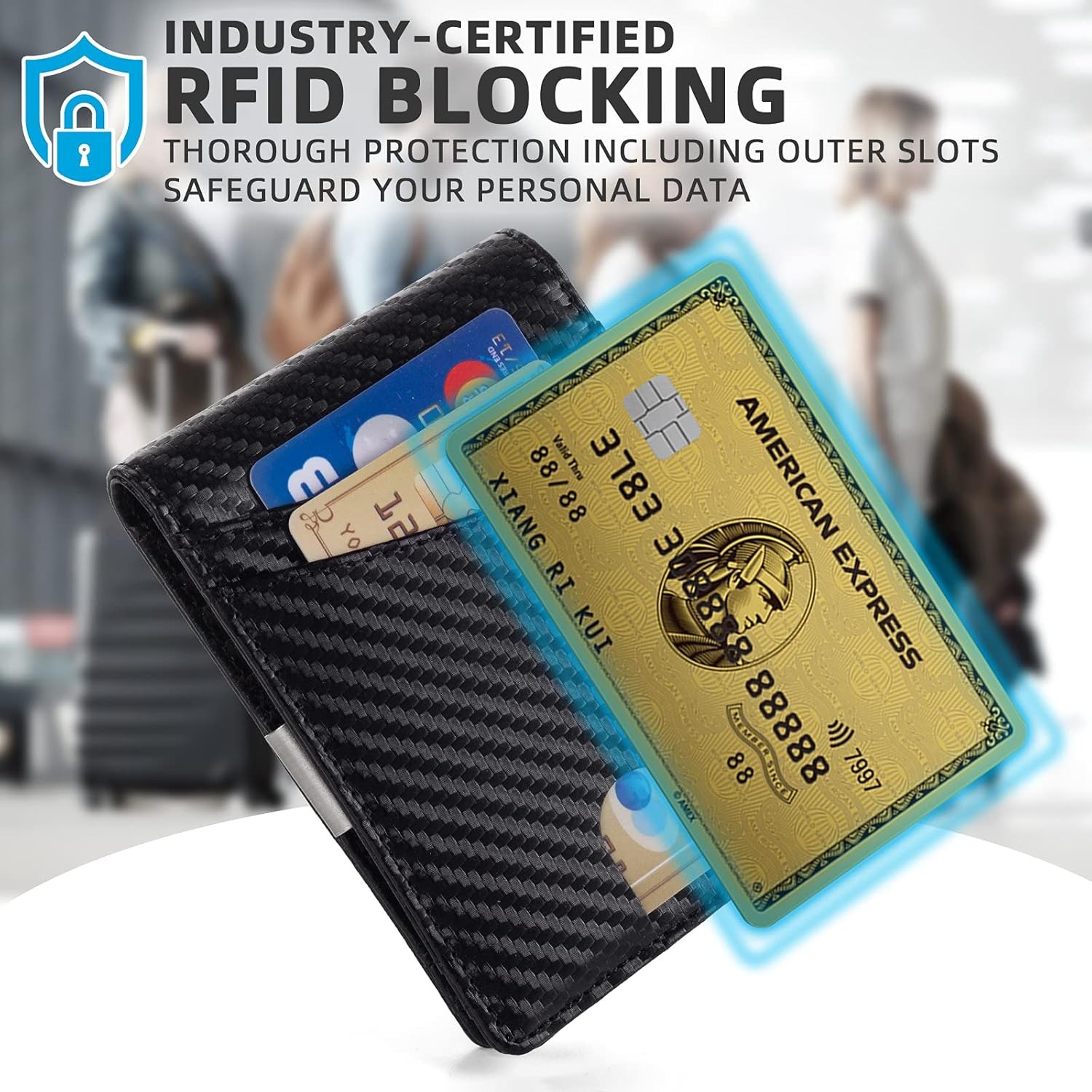 Mutural Minimalist Slim Wallet - огляд і ціна Money Clip Minimalist Rfid Blocking
