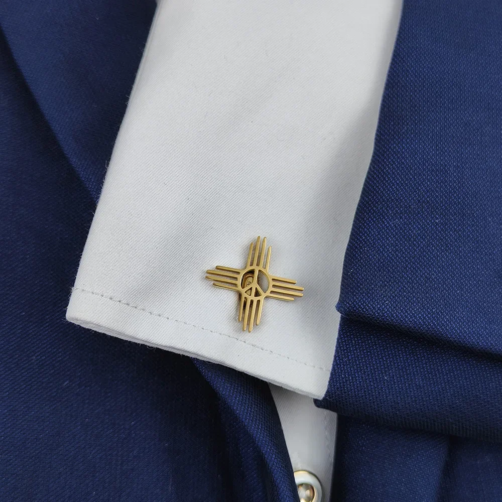 New Fashion Striped Cufflinks  - огляд і ціна Cufflinks Men Stainless Steel Luxury