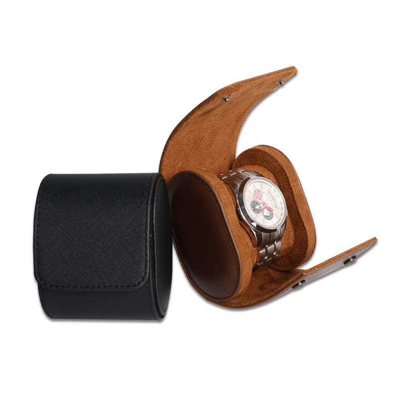 Watch Roll Travel Case 1 2 3 S - огляд і ціна Watch Travel Roll Case 3 Slots Leather