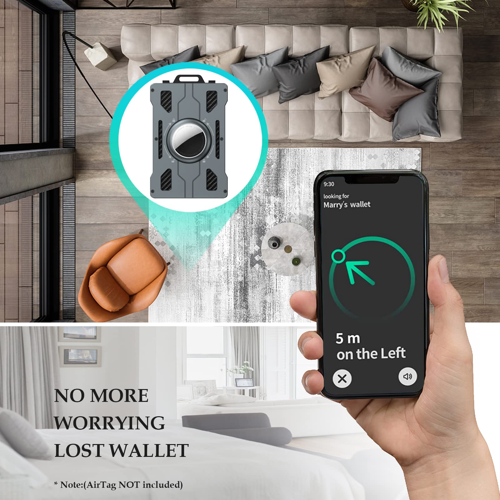 Air Tag Wallet for Men, Minima - огляд і ціна Money Clip Minimalist Rfid Blocking