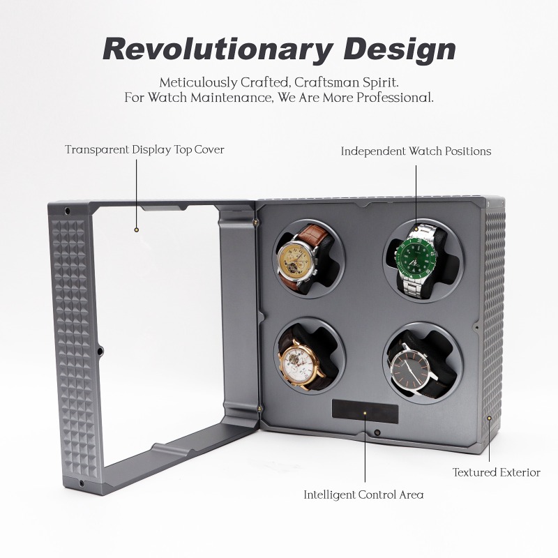 4 Slot Watch Winders Automatic - огляд і ціна Watch Winder 4 Watches Automatic Silent