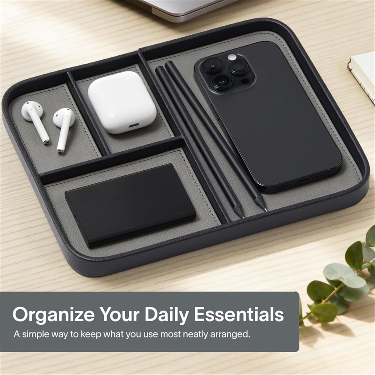 RECOMMENDATION  Leather Valet  - огляд і ціна Valet Tray Nightstand Organizer Leather