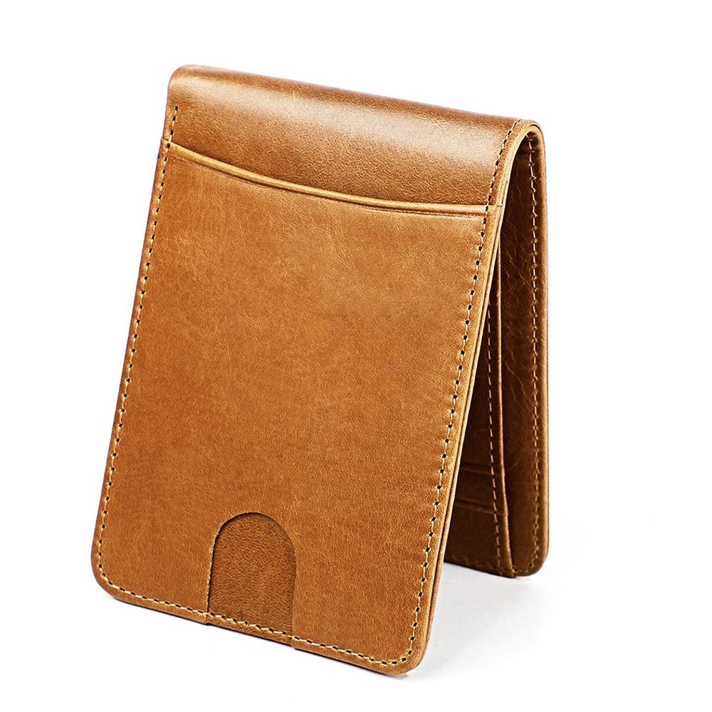 Minimalist Men's Leather Slim  - огляд і ціна Money Clip Minimalist Rfid Blocking