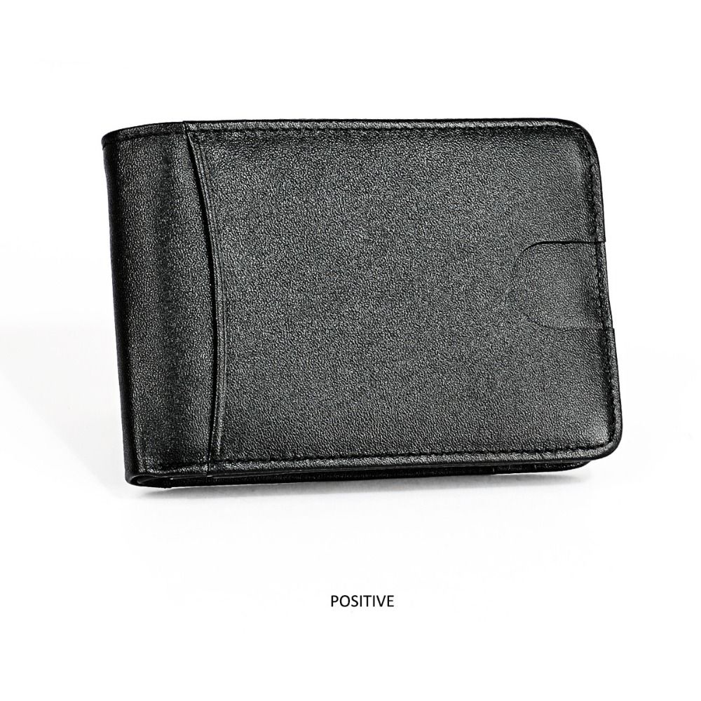 Minimalist Men's Leather Slim  - огляд і ціна Money Clip Minimalist Rfid Blocking