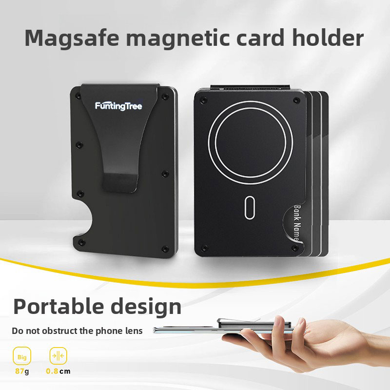 Compatible with MagSafe Wallet - огляд і ціна Money Clip Minimalist Rfid Blocking
