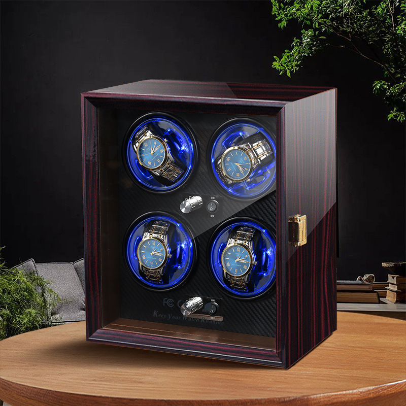 Luxury Watch Winder 4 Watches  - огляд і ціна Watch Winder 4 Watches Automatic Silent