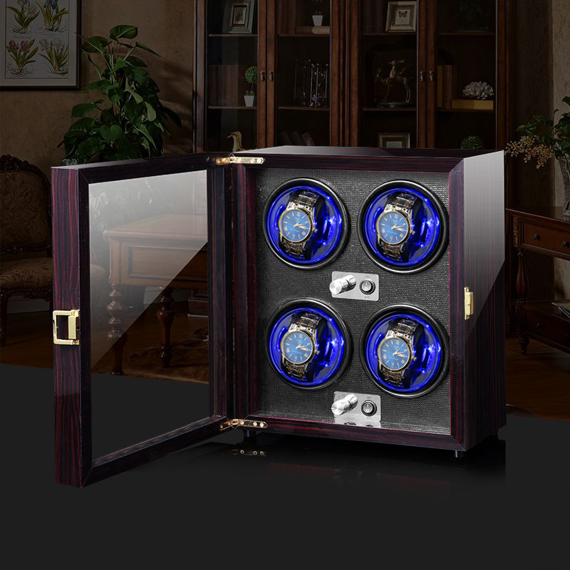 Luxury Watch Winder 4 Watches  - огляд і ціна Watch Winder 4 Watches Automatic Silent