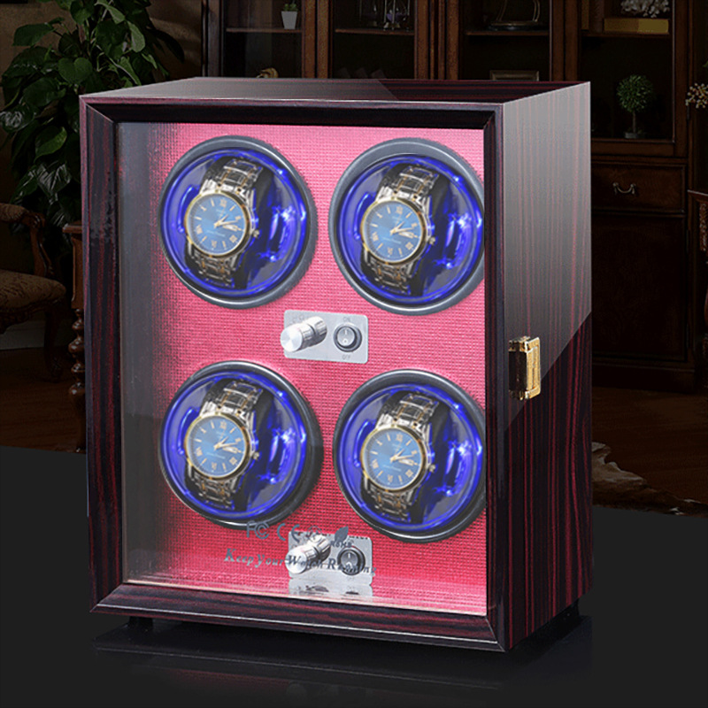 Luxury Watch Winder 4 Watches  - огляд і ціна Watch Winder 4 Watches Automatic Silent