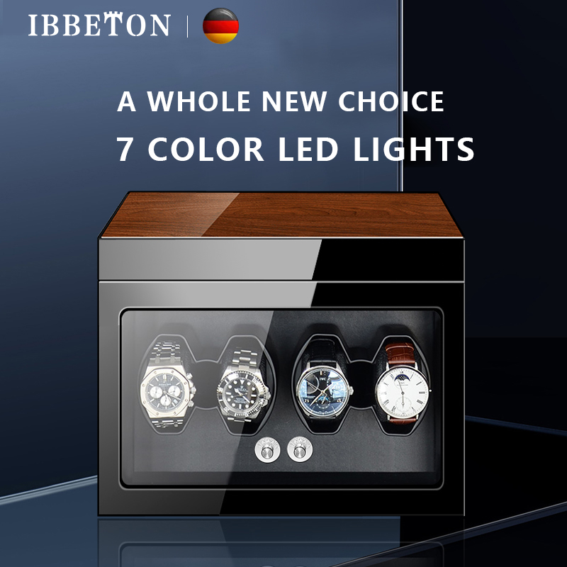 IBBETON 2/3/4/6/9 slots Watch  - огляд і ціна Watch Winder 4 Watches Automatic Silent